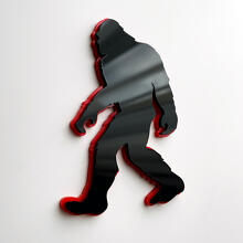 Bigfoot Sasquatch 3D Kotflügel Abzeichen Emblem_2