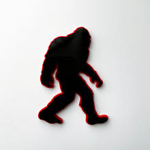 Bigfoot Sasquatch 3D Kotflügel Abzeichen Emblem_4