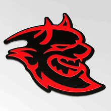 Dodge Demon 3D Abzeichen Kotflügelabzeichen Emblem 3 2