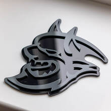 Dodge Demon 3D Badge Fender Badges Emblem Rot vs. Schwarz
 3