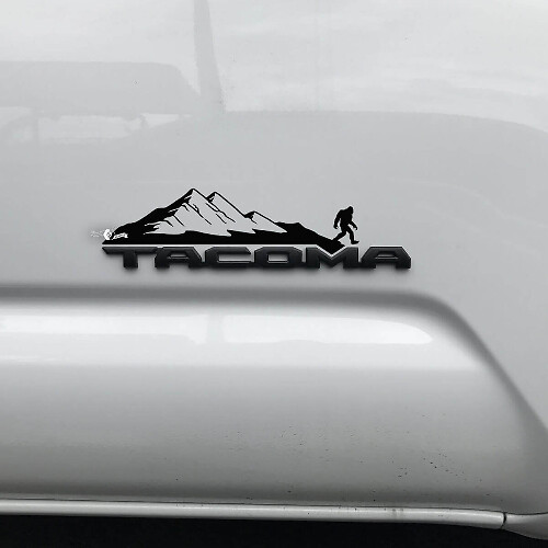 Mountain Sasquatch Abzeichen Overlay Vinyl Aufkleber für Toyota Tacoma