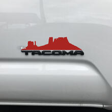 Toyota Tacoma Mountains Arizona Canyon Aufkleber Aufkleber über Abzeichen
 2