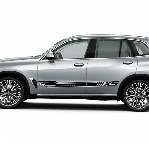 Dynamic Racing Seitenstreifen-Aufkleber-Set für BMW X5 G05 – individuelle Vinyl-Grafiken
