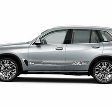 Dynamic Racing Seitenstreifen-Aufkleber-Set für BMW X5 G05 – individuelle Vinyl-Grafiken
 3