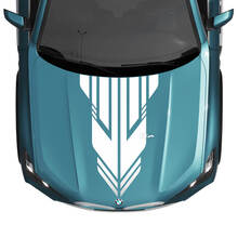 BMW X5 G05 Hood Custom Accent Stripe Aufkleber Strobe – Vinyl-Grafikaufkleber
 2