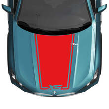 BMW X5 G05 Hood Custom Accent Stripe Aufkleber Strobe – Vinyl-Grafikaufkleber
 3
