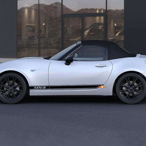 Markierte Konturstreifen Seitenvinylaufkleber für Mazda MX-5 Miata