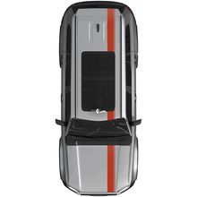 Toyota Land Cruiser Prado Rallye-Aufkleber für Motorhaube und Dach mit zwei Streifen – Vinyl-Grafik-Set
 2