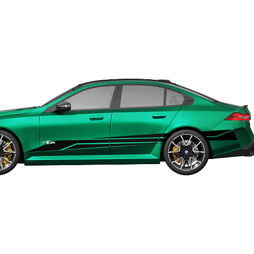 Seitenakzent-Aufklebersatz für BMW 5er G60 M5 G90 - SupDec Graphix Vinylaufkleber
