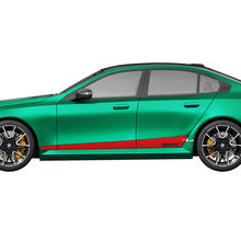 Akzentaufkleber-Set für Seitenschweller für BMW 5er G60 M5 G90 – SupDec Graphix Vinyl-Aufkleber
 2