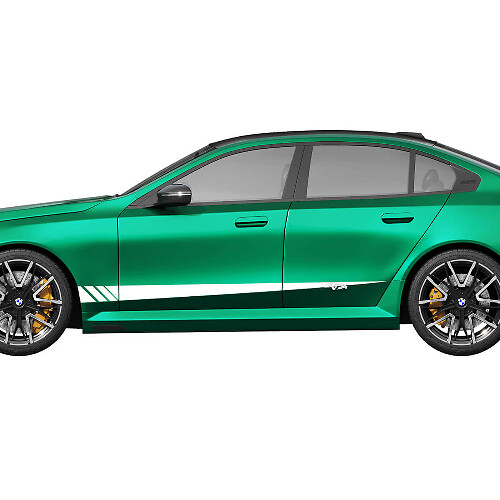 Seitentüren Akzent Dekor Kit Vinyl Aufkleber für Bmw 5er G60 M5 G90
