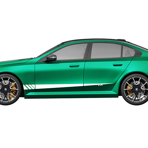 Akzentaufkleber-Set für Seitentüren für BMW 5er G60 M5 G90 – SupDec Graphix Vinyl-Aufkleber
