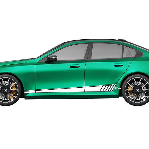 Seitenblitzstreifen-Aufkleber-Set für BMW 5er G60 M5 G90 – SupDec Graphix Vinyl-Aufkleber
