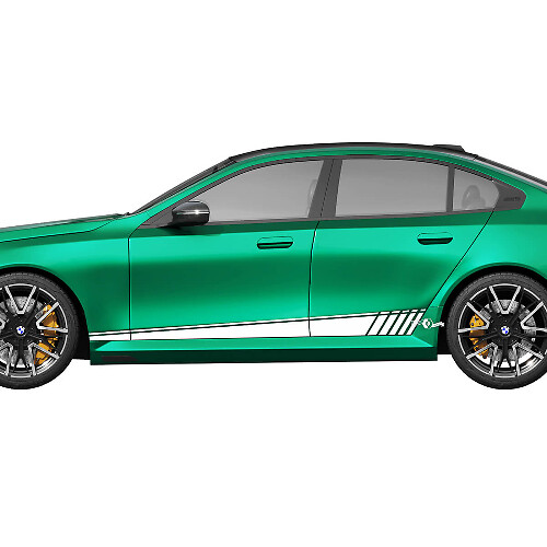 Seitenblitzstreifen-Decal-Kit für BMW 5er G60 M5 G90 - SupDec Graphix Vinyl-Aufkleber
