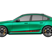 Seitenstreifen-Racing-Aufkleber-Set für BMW 5er G60 M5 G90 – SupDec Graphix Vinyl-Aufkleber
 2