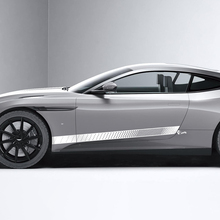 Seite Aston Martin DB11 Honeycomb Seitentüren Vinyl Aufkleber Aufkleber 2
 2