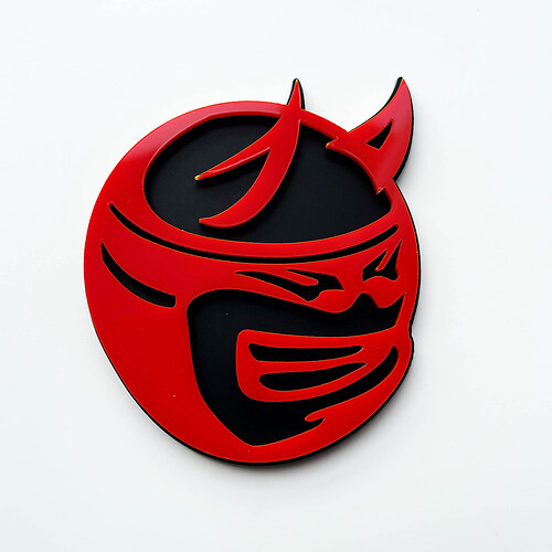 Benutzerdefinierte 3D-Abzeichen Drag Bee Demon Dodge Charger Challenger Logo Fender Badges Emblem
