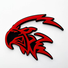 Benutzerdefiniertes 3D-Trackhawk-Hellhawk-Abzeichen – Fender-Emblem für Jeep Trackhawk
 5