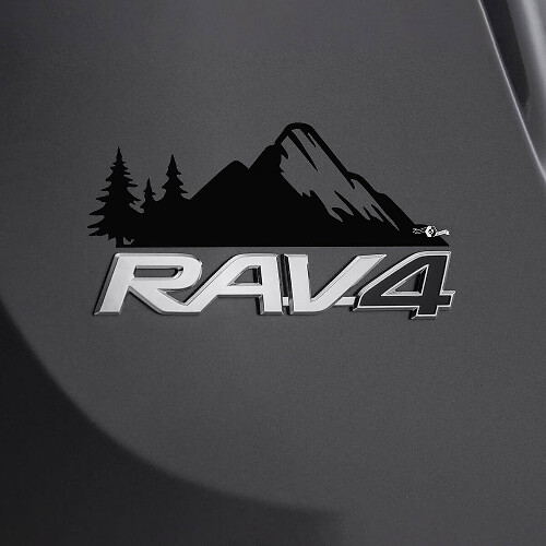 Berge Wald Über Heckaufkleber Für Toyota Rav4 Emblem