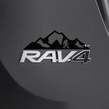 Bigfoot Mountain Heckemblem Vinylaufkleber für Toyota RAV4_3