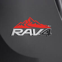 Berge Über Heckaufkleber 2 Für Toyota Rav4 Emblem 2