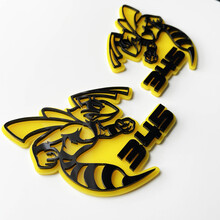 Hornet Bee 345 3D-Abzeichen – individuelles Kotflügel-Emblem für Autos und LKWs
 3