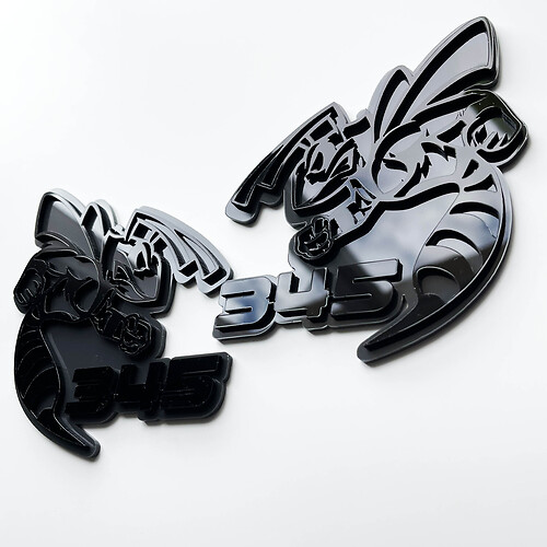 Hornet Bee 345 3D-Abzeichen – individuelles Kotflügel-Emblem für Autos und LKWs
