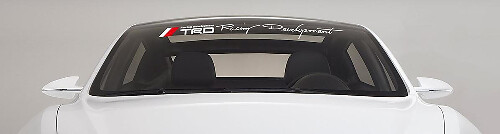 TRD Style Racing Development Windshield Banner Vinyl-Aufkleber für Toyota