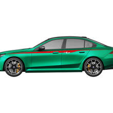 Seiten-M-Farben-Streifen-Racing-Aufkleber-Set für BMW 5er G60 M5 G90 – SupDec Graphix Vinyl-Aufkleber
 2