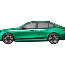 Seiten-M-Farben-Streifen-Racing-Aufkleber-Set für BMW 5er G60 M5 G90 – SupDec Graphix Vinyl-Aufkleber
 3