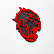 Angry Yeti Sasquatch Bigfoot 3D Fender Badges Emblem Grau vs Rot
 3