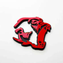 Angry Gorilla 3D Kotflügel-Abzeichen Emblem_3