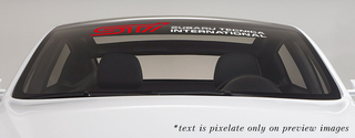 Subaru Tecnica International STI Motorsport Bannerstreifen Auto Windschutzscheibe Vinyl Aufkleber Aufkleber Impreza BRZ WRX Legacy