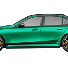 Seitliches M5-Streifen-Racing-Aufkleber-Set für BMW 5er G60 M5 G90 – SupDec Graphix Vinyl-Aufkleber
 3