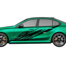 Seitliches M5 Splash Racing Aufkleber-Set für BMW 5er G60 M5 G90 – SupDec Graphix Vinyl-Aufkleber
 3
