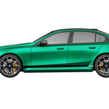 Seitliches BMW Racing Aufkleber-Set für BMW 5er G60 M5 G90 – SupDec Graphix Vinyl-Aufkleber
 3