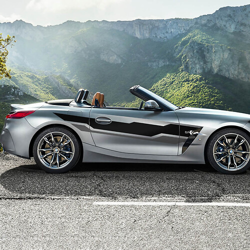 Seitentürstreifen-Vinyl-Aufkleber, passend für BMW Z4
