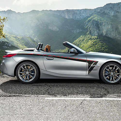 Seitenakzente Türstreifen aus Vinyl, passend für BMW Z4
