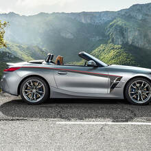 Seitenakzente Türstreifen aus Vinyl, passend für BMW Z4
 2