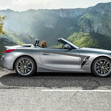 Seitenakzente Türstreifen aus Vinyl, passend für BMW Z4
 3