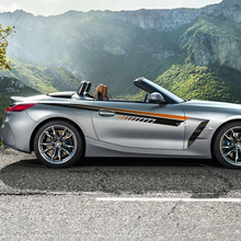 Seitliche Akzente, Stroboskop-Türstreifen, Vinyl-Aufkleber, passend für BMW Z4
 2