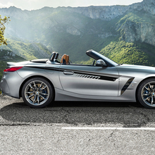 Seitliche Akzente, Stroboskop-Türstreifen, Vinyl-Aufkleber, passend für BMW Z4
 3