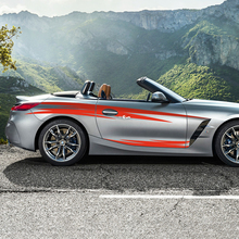 Seitliche Akzente, Stammes-Türstreifen, Vinyl-Aufkleber, passend für BMW Z4
 2