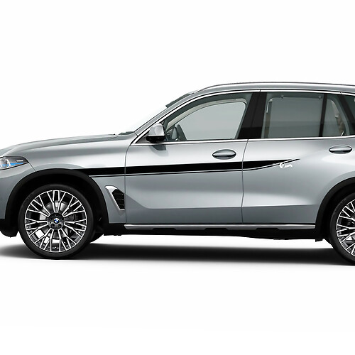Dynamic Racing Seitenstreifen-Aufkleber-Set für BMW X5 G05 – individuelle Vinyl-Grafiken
