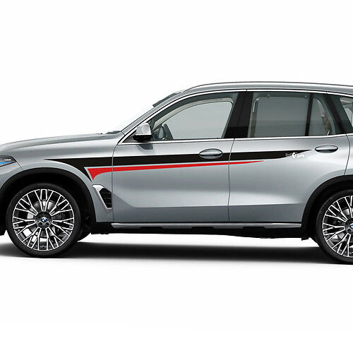 Accent Racing Seitentür-Streifenaufkleber-Set für BMW X5 G05
