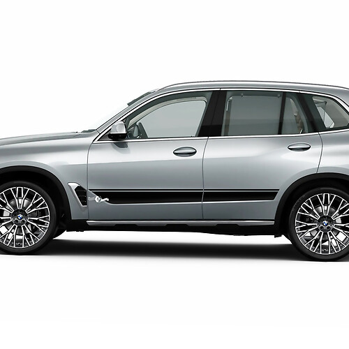 Accent Racing Aufkleber-Set für untere Streifen für BMW X5 G05
