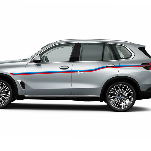Accent Racing Aufkleber-Set für untere Streifen für BMW X5 G05
