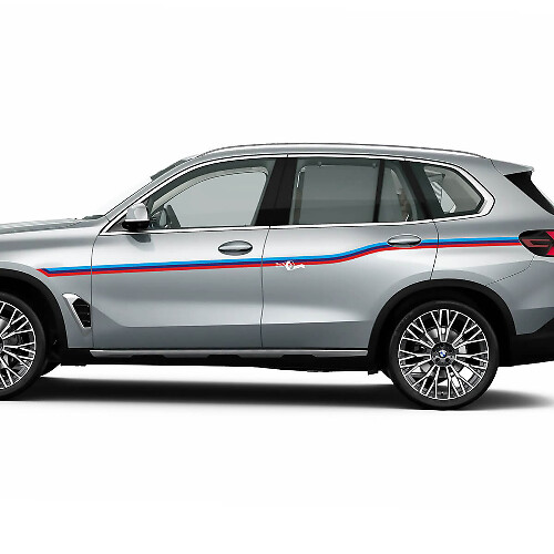 M-Style Racing Seitenstreifen Vinyl-Aufkleber-Set für BMW X5 G05