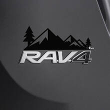 Berge Bäume Aufkleber Sticker Über Heck 2 Für Toyota Rav4 Emblem 3
