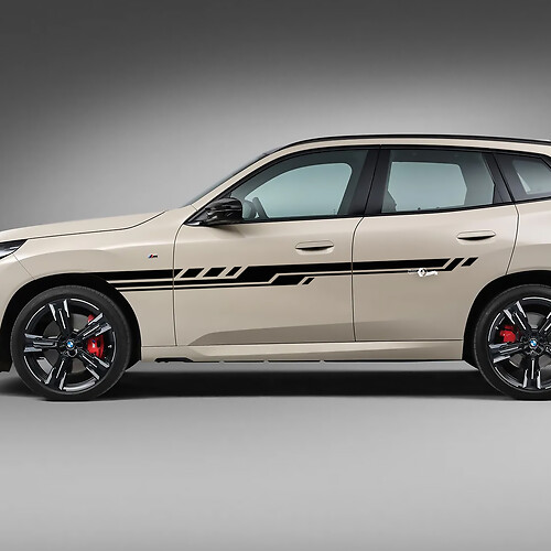 BMW X3 2024 Seitentürstreifen-Aufkleber-Set – individuelle Vinyl-Grafiken für G01 und F25 2
